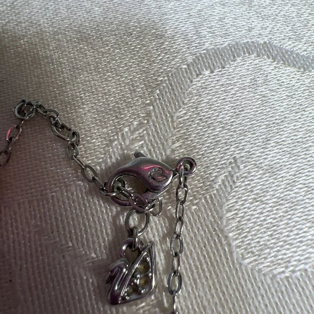 Vintage‎ Swarovski Lock Pendant Necklace/-/Ladies 33